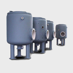 Water tank, coated with ETFE as corrosion protection coating for the chemical industry.