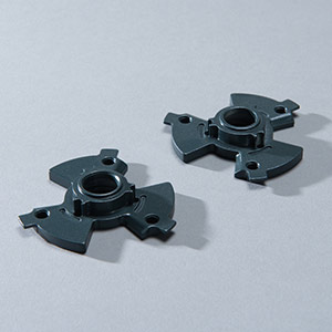 Components with PTFE bonded coating and dry lubrication coating