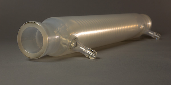 Piston with Glass splinter protection coating