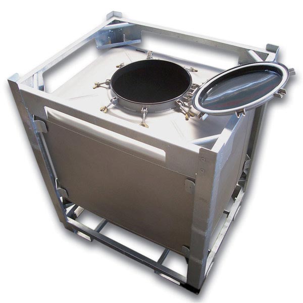 Tank coated with chemical protection, electrically conductive (individual production).