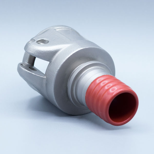 Ruby Red® Pfa coating on tank nozzles.